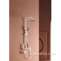 Piano Model Brass Brash Room Downfall Shower Faucet Mixer